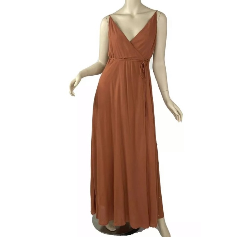 Forever 21 Rust Wrap Maxi Dress